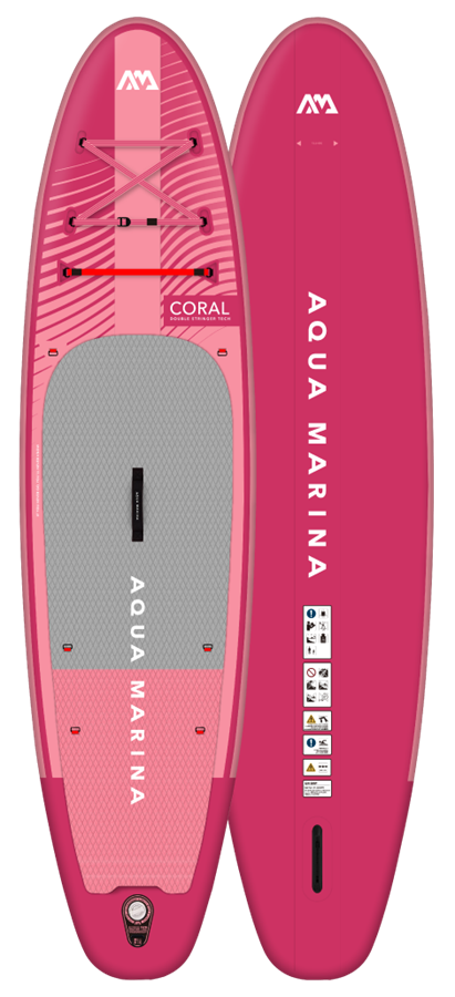 AM - Coral (Raspberry) Hybrid Paddleboard